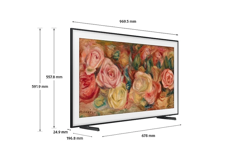 Inch The Frame LS03D QLED 4K Art Mode Smart TV with Wall mount