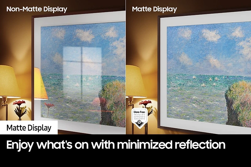 Inch The Frame LS03D QLED 4K Art Mode Smart TV with Wall mount