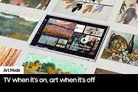 Inch The Frame LS03D QLED 4K Art Mode Smart TV with Wall mount