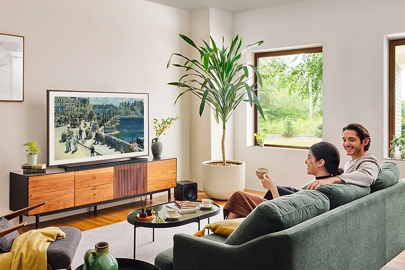 Inch The Frame LS03D QLED 4K Art Mode Smart TV with Wall mount