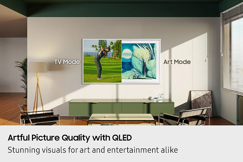 43" The Frame LS03F QLED 4K Art Mode Vision AI Smart TV (2025) | Samsung Canada