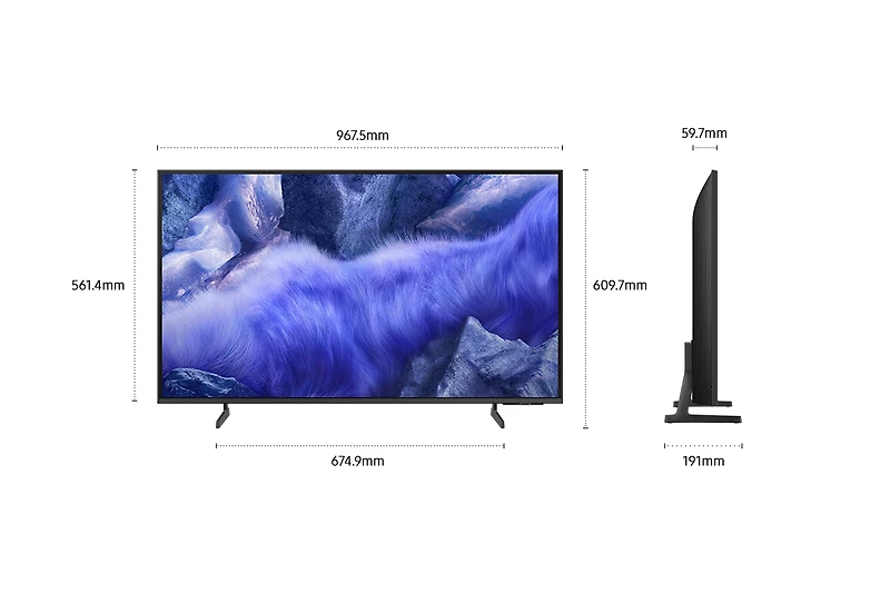 QEF1 Inch 4K QLED Vision AI TV (2025