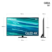 50" QLED 4K Smart TV Q80A