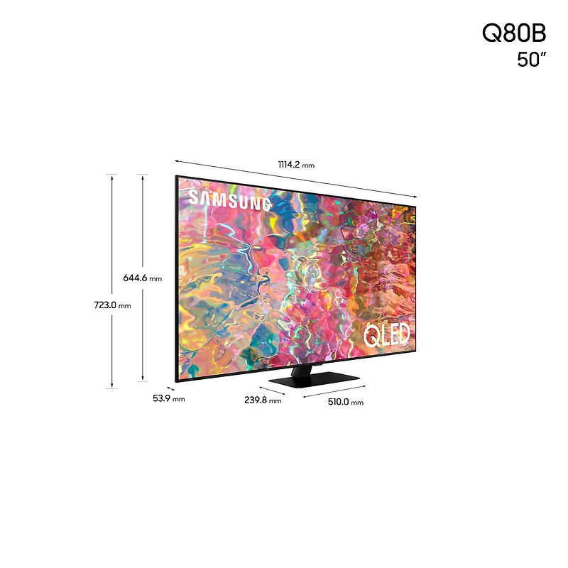 50" QLED 4K Smart TV Q80B