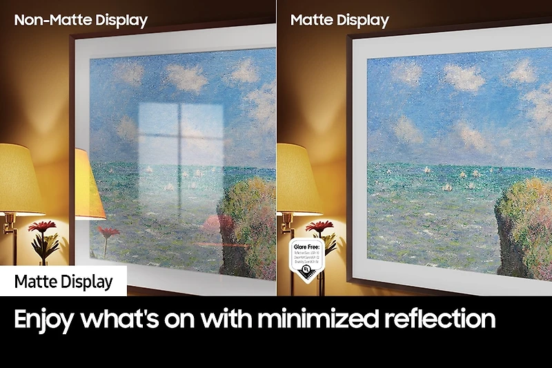 55 Inch The Frame LS03D QLED 4K Art Mode Smart TV with Wall mount | Samsung Canada