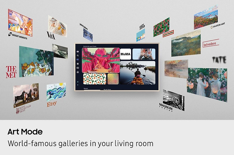 Shop 65" The Frame LS03F QLED 4K Art Mode Vision AI Smart TV (2025) | Samsung Canada