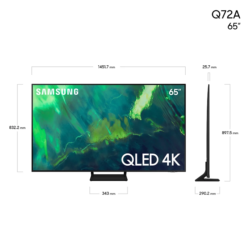 65" QLED 4K Smart TV Q72A