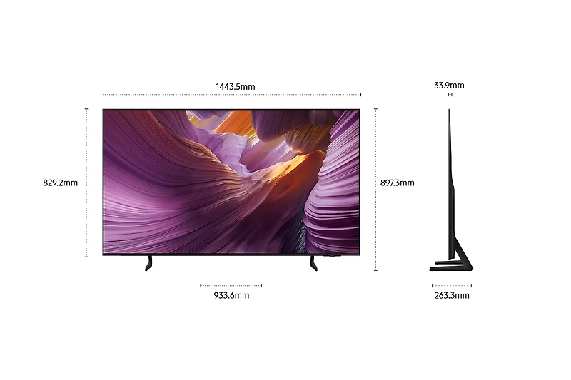 65 Inch OLED S85F 4K Vision AI Smart TV (2025) QN65S85FAFXZC | Samsung Canada
