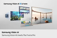 85 Inch The Frame Pro TV (LS03FW) | 4K, Vision AI TV | Samsung Canada