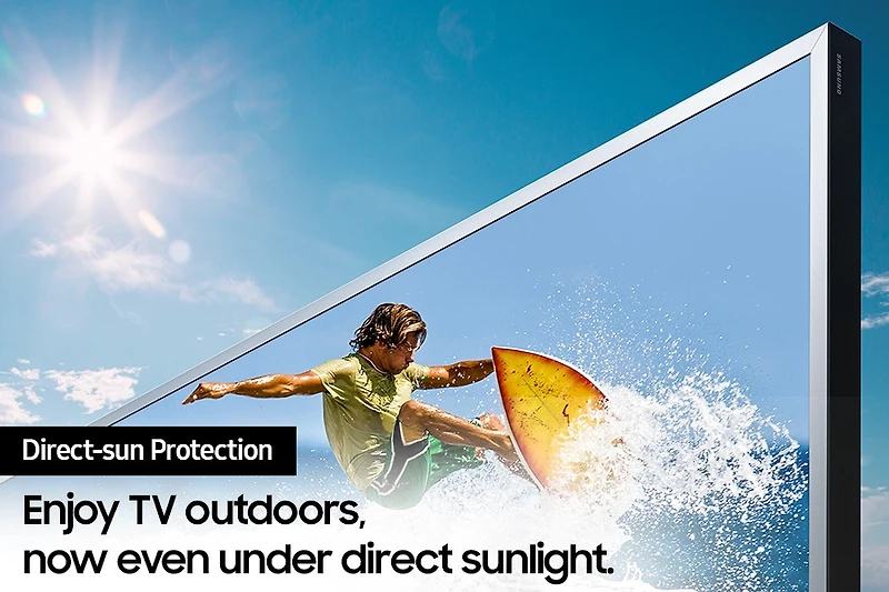 85 Inch The Terrace Full Sun 4K Outdoor TV | Samsung Canada