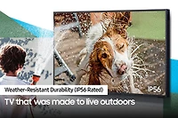 85 Inch The Terrace Full Sun 4K Outdoor TV | Samsung Canada