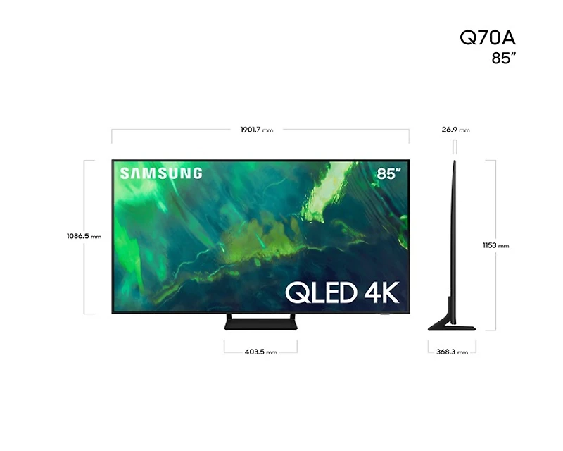 85" QLED 4K Smart TV Q70A
