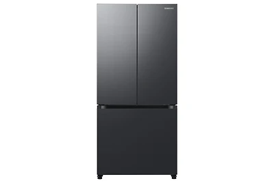 33" 18 Cu.Ft. 3-Door French Door Refrigerator with Twin Cooling Plus™ (2025) Black | Samsung Canada