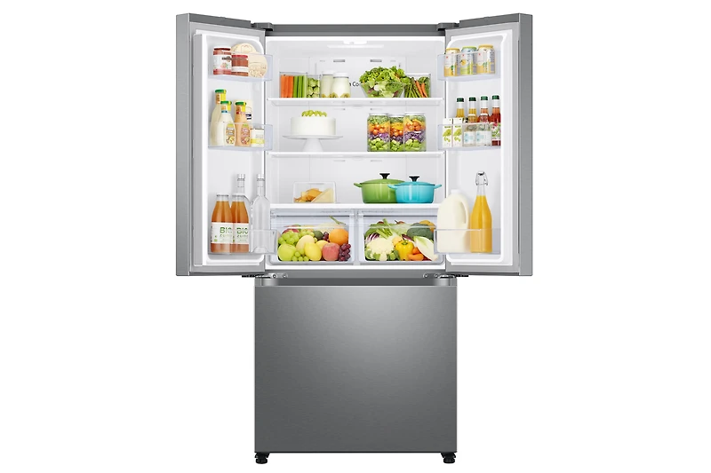 33” Counter-Depth French Door Refrigerator with Twin Cooling Plus™ | Samsung Canada