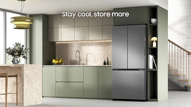 33 Inch French Door Fridge With Dual Auto Ice Maker | Samsung Canada