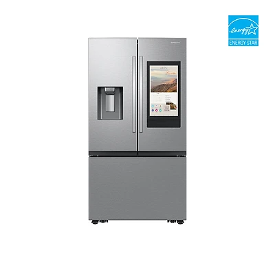 36" 3-Door French Door SpaceMax™ Counter Depth Refrigerator with Family Hub | Samsung Canada