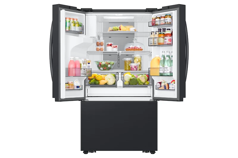 36" 3-Door Fridge with Ice/water dispenser and Freezer Ice Maker | Samsung Canada