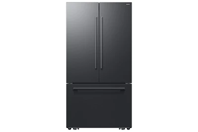 Bespoke AI 3-Door French Door Refrigerator RF70 Sleek Zero Clearance Fit In-Door Tall Dispenser cu.ft