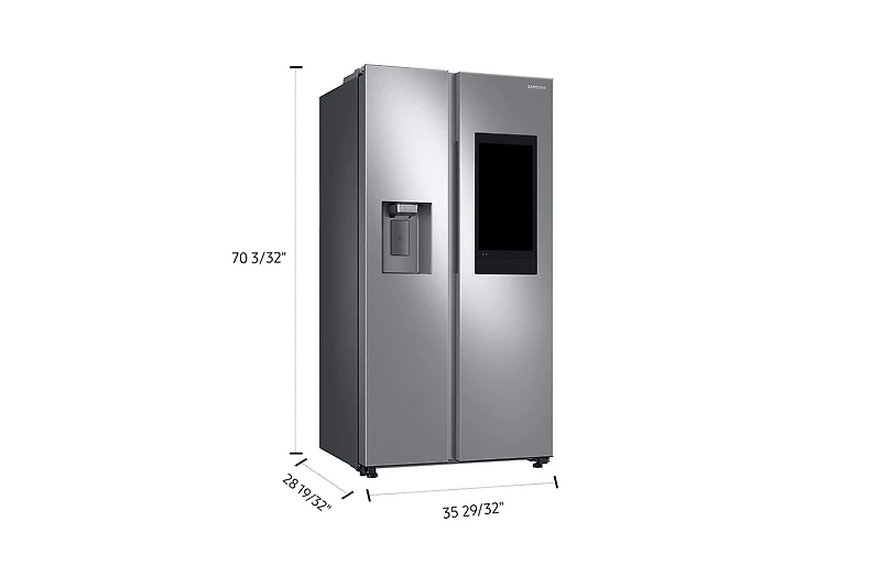 36 Inch Side by Side Refrigerator with Family Hub | Samsung Canada