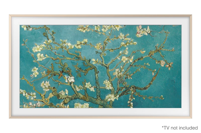 75" Customizable Bezel - Sand Gold Metal/Beveled | Samsung Canada