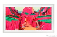 75" Customizable Frame Bezel VG-SCFF (White) | Samsung Canada