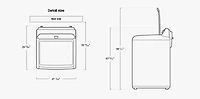 5.0 Cu.Ft. Top Load Washer with ActiveWave™ Agitator | Samsung Canada