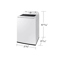 5.2 Cu.Ft. Top Load Washer with Soft Closing Lid | Samsung Canada