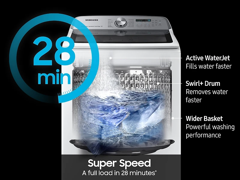 6.0 Cu.Ft. 5500 Series Top Load Washer with EZ Access Tub | Samsung Canada