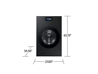 Bespoke AI Laundry Combo with All-in-One Vented Combo Black | Samsung Canada