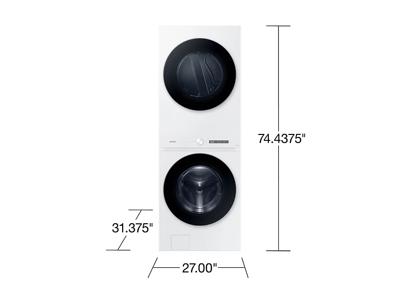 5.3 cu.ft 100 Series Washer & Dryer Combo | Samsung Canada