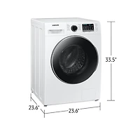 2.9 cu. ft. Front Load Washer: WW25B6800AW | Samsung Canada