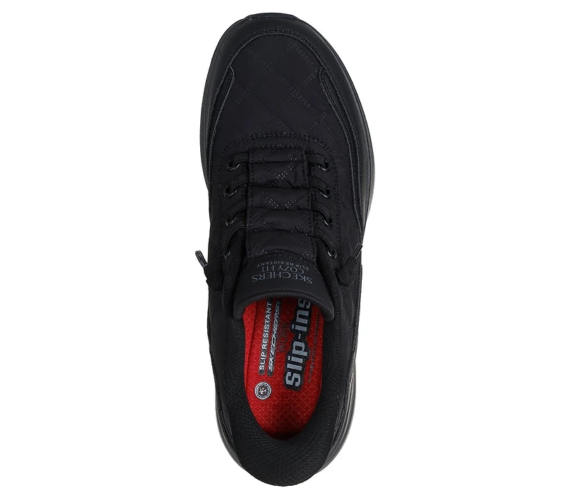 Skechers Slip-ins Work Slip-Resistant: Contour Foam - Cozy Fit