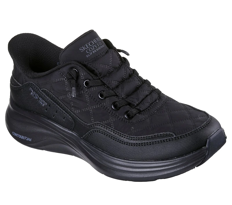 Skechers Slip-ins Work Slip-Resistant: Contour Foam - Cozy Fit
