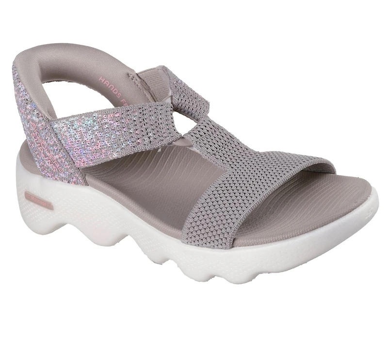 Skechers Slip-ins: GO WALK Massage Fit Sandal - Confetti Sky