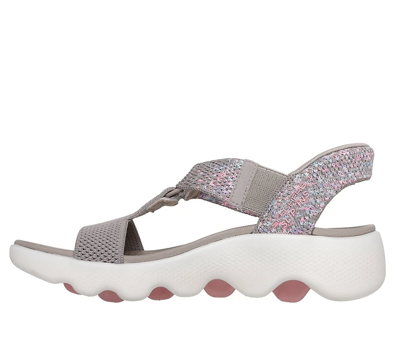Skechers Slip-ins: GO WALK Massage Fit Sandal - Confetti Sky