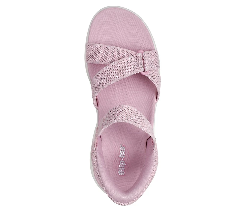 Skechers Slip-ins: GO WALK Massage Fit Sandal - Heather
