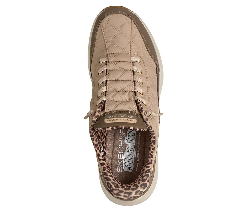 Skechers Slip-ins: Contour Foam - Cozy Fit Leopard Dream