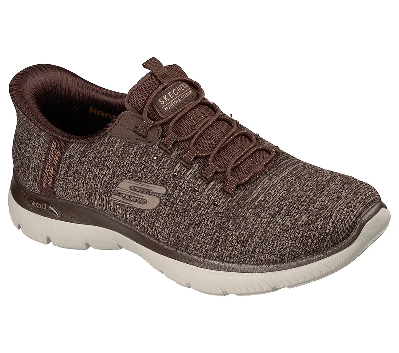 Martha Stewart Skechers Slip-ins: Arch Fit Summits - Soft Shimmer