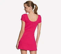 GO WALK Scoop Short Sleeve Dress