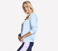 Floral Diamond Pullover Hoodie