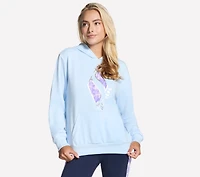 Floral Diamond Pullover Hoodie