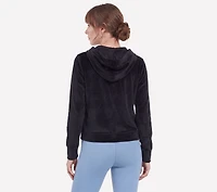 Cozy Luxe Velour Hoodie
