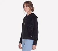 Cozy Luxe Velour Hoodie