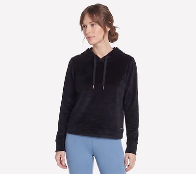 Cozy Luxe Velour Hoodie