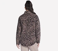 On-the-GO Cheetah Sherpa Jacket