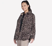 On-the-GO Cheetah Sherpa Jacket