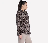 On-the-GO Cheetah Sherpa Jacket