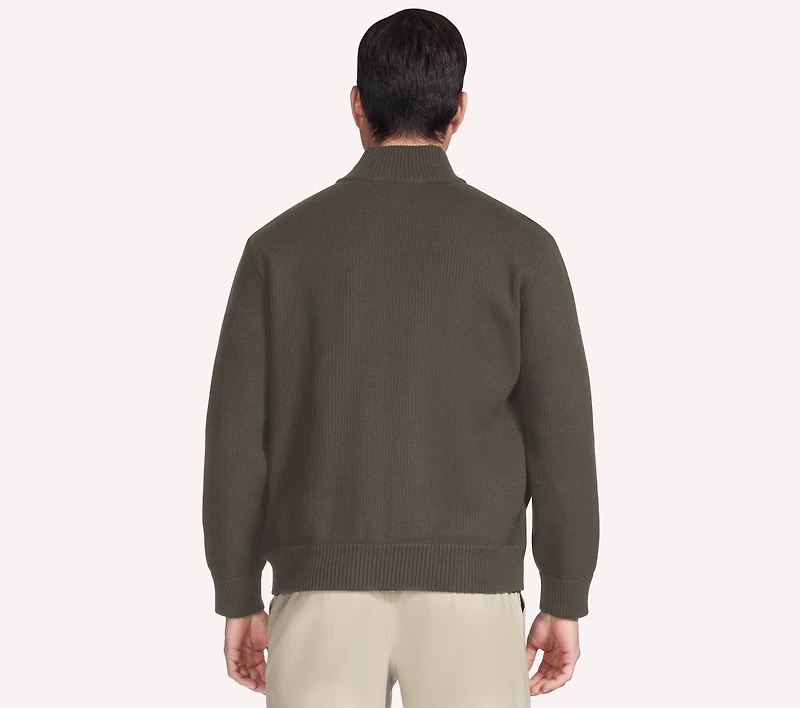 The Hoodless Hoodie Knit Hybrid Jacket