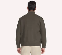 The Hoodless Hoodie Knit Hybrid Jacket