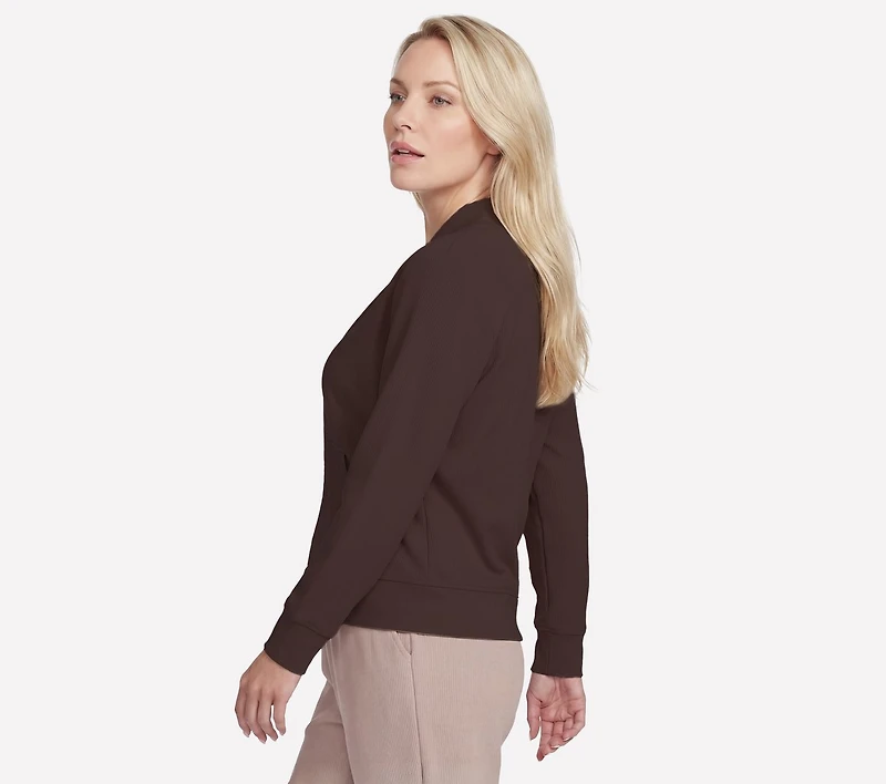 GO Luxe Rib Everyday Full Zip Jacket